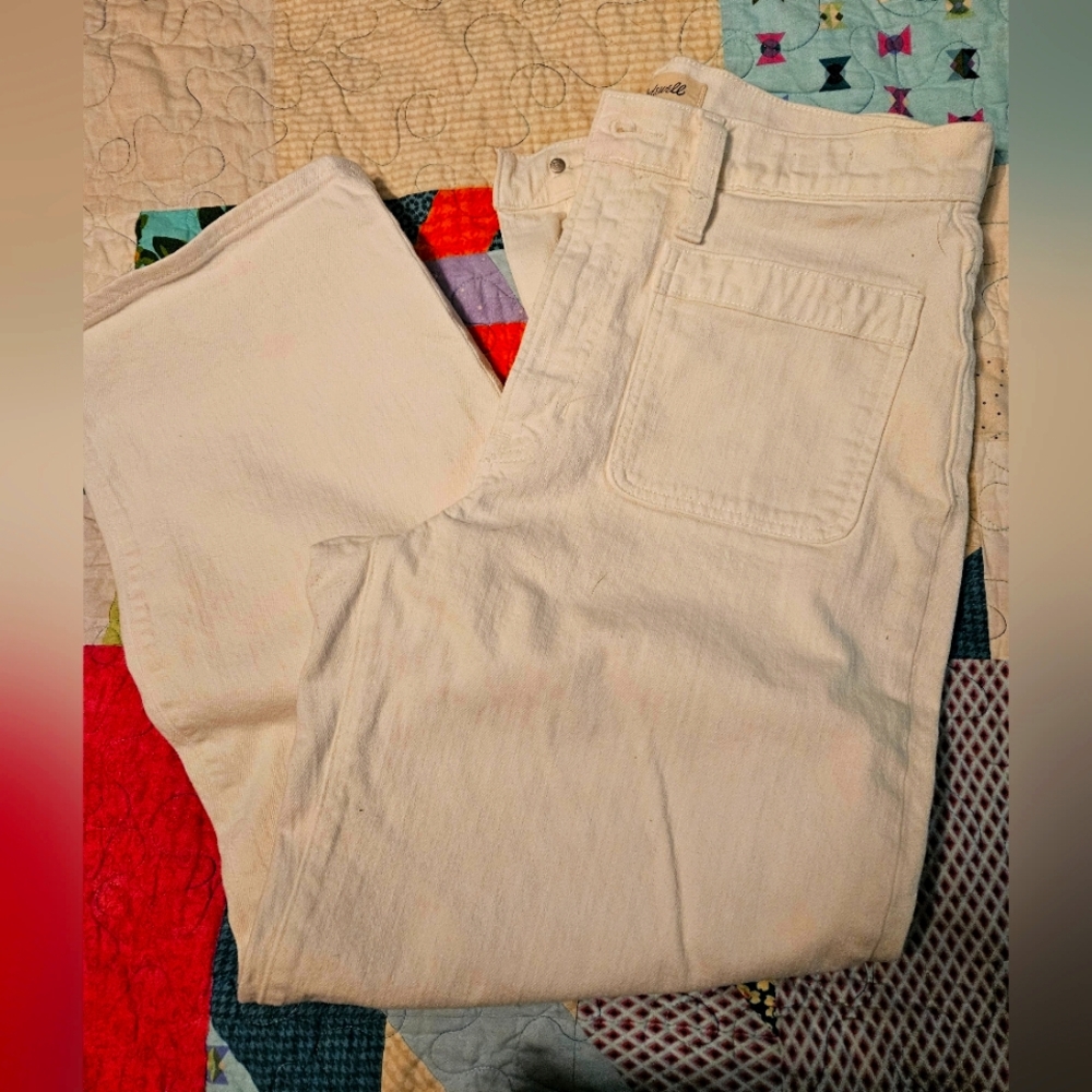 Madewell Perfect Vintage Wide Leg Crop Jean